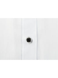 Men'S Stylish Three-Piece Outfit Featuring Solid Color Long-Sleeve Shirts Made from Lightweight Material, Designed for a Regular Fit with Single-Breasted Buttons And a Tie Collar, Ideal for Both Casual And Professional Occasions Throughout The Year