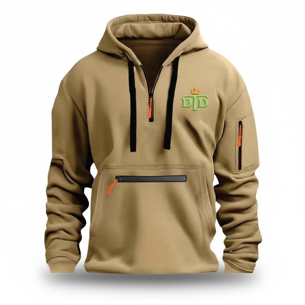 Men's Casual Zip-Up Hoodie