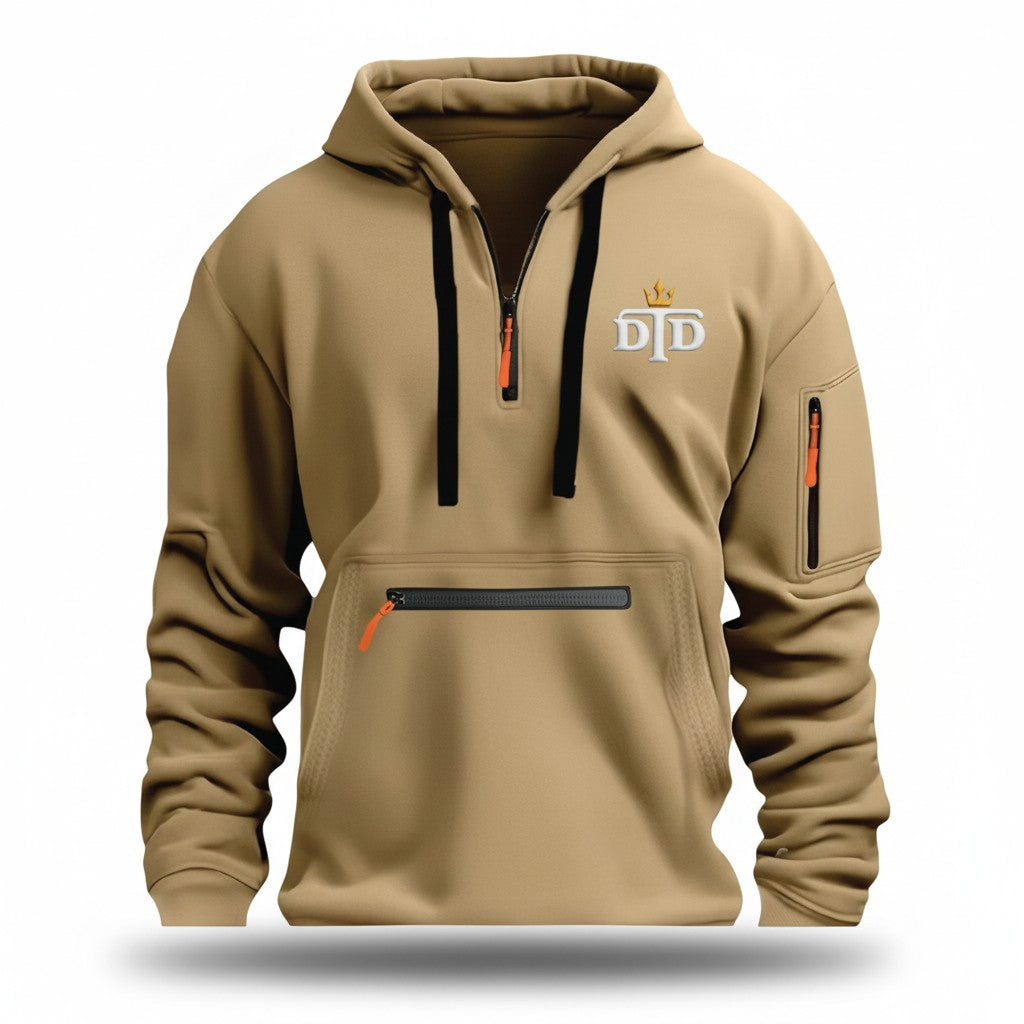 Men's Casual Zip-Up Hoodie