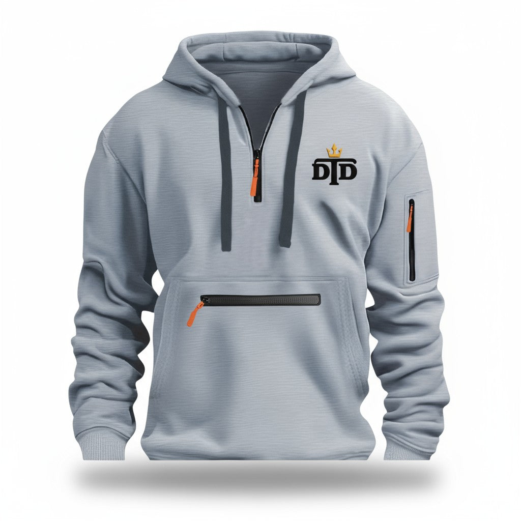 Men's Casual Zip-Up Hoodie