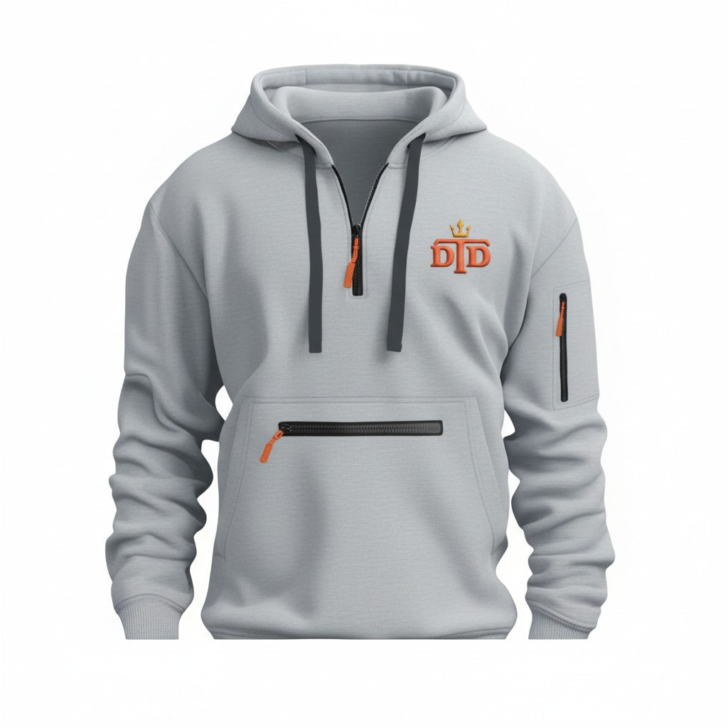Men's Casual Zip-Up Hoodie