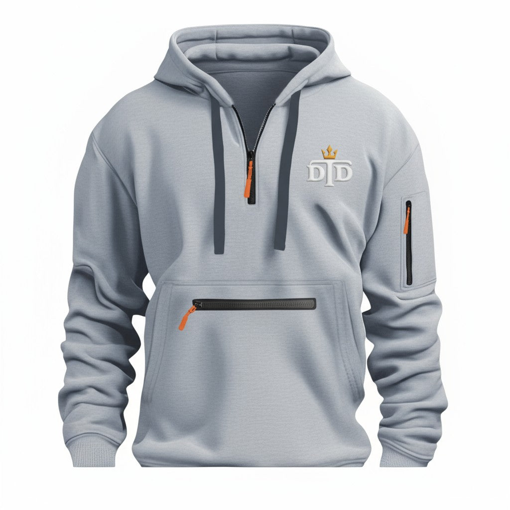 Men's Casual Zip-Up Hoodie