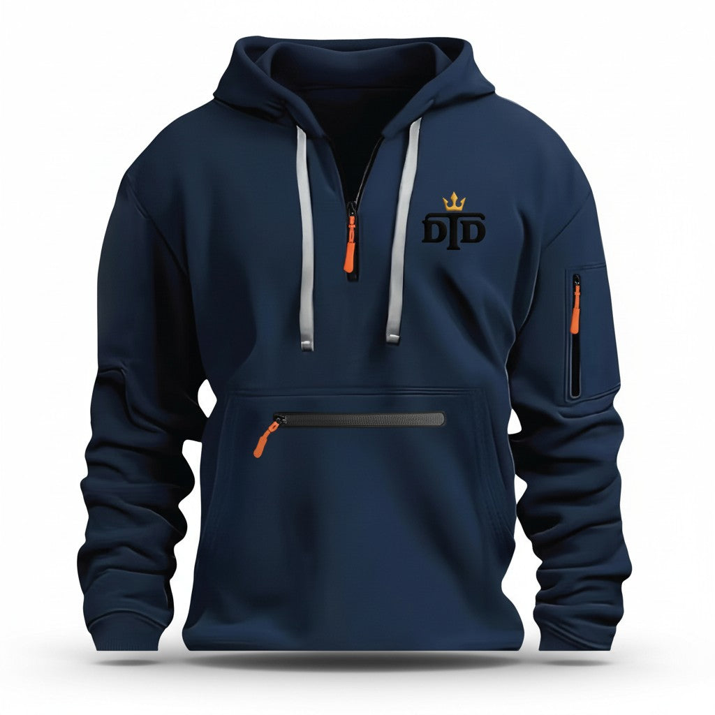Men's Casual Zip-Up Hoodie