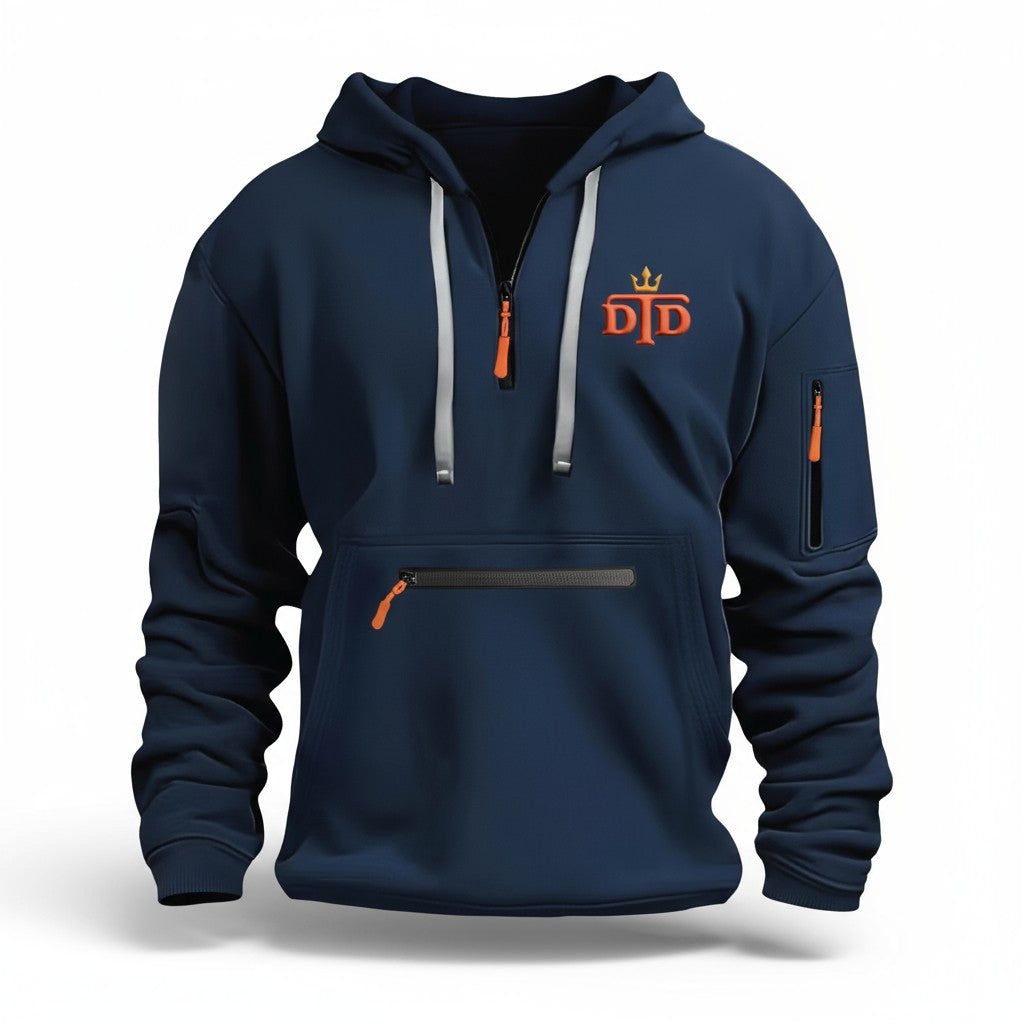 Men's Casual Zip-Up Hoodie