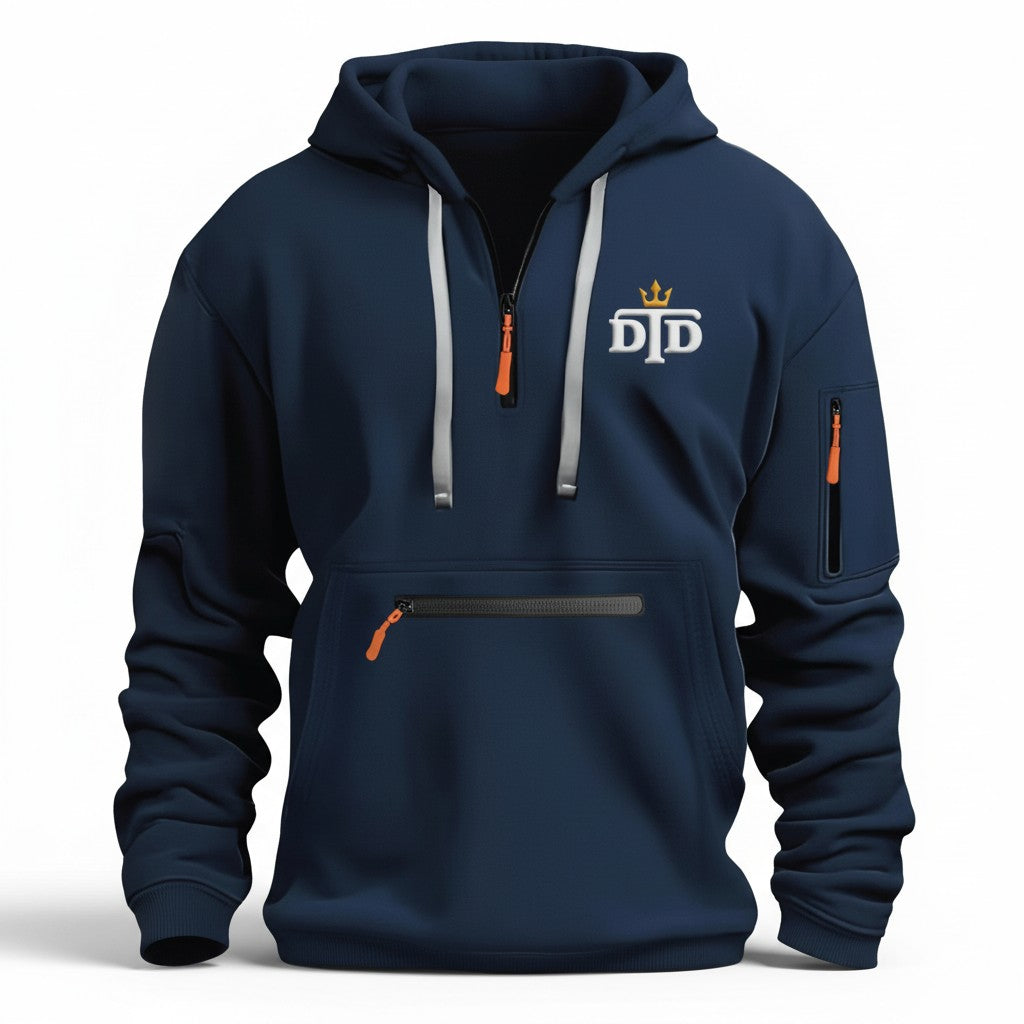 Men's Casual Zip-Up Hoodie