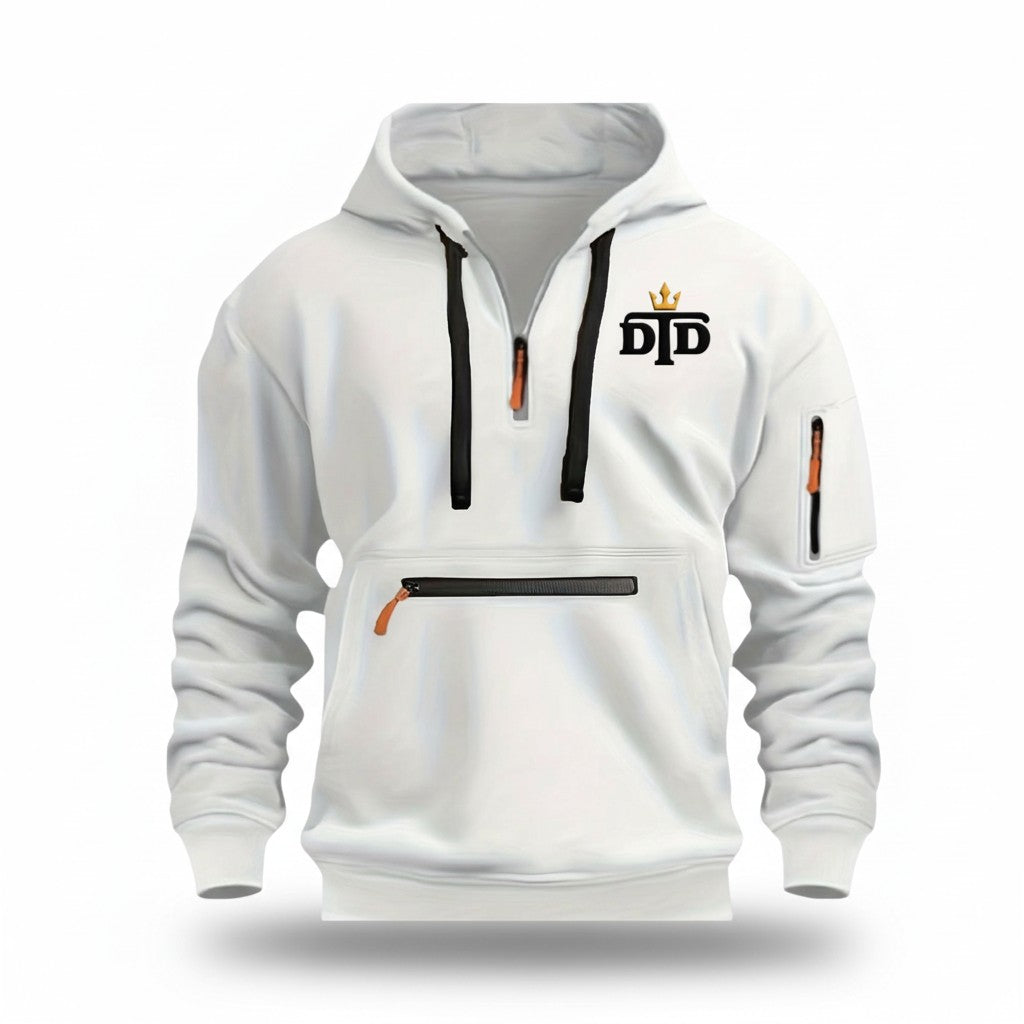 Men's Casual Zip-Up Hoodie