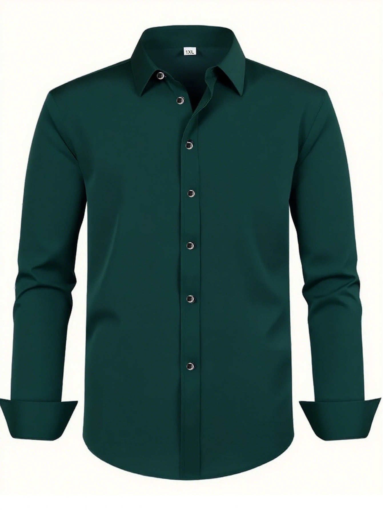 Men'S Stylish Three-Piece Outfit Featuring Solid Color Long-Sleeve Shirts Made from Lightweight Material, Designed for a Regular Fit with Single-Breasted Buttons And a Tie Collar, Ideal for Both Casual And Professional Occasions Throughout The Year