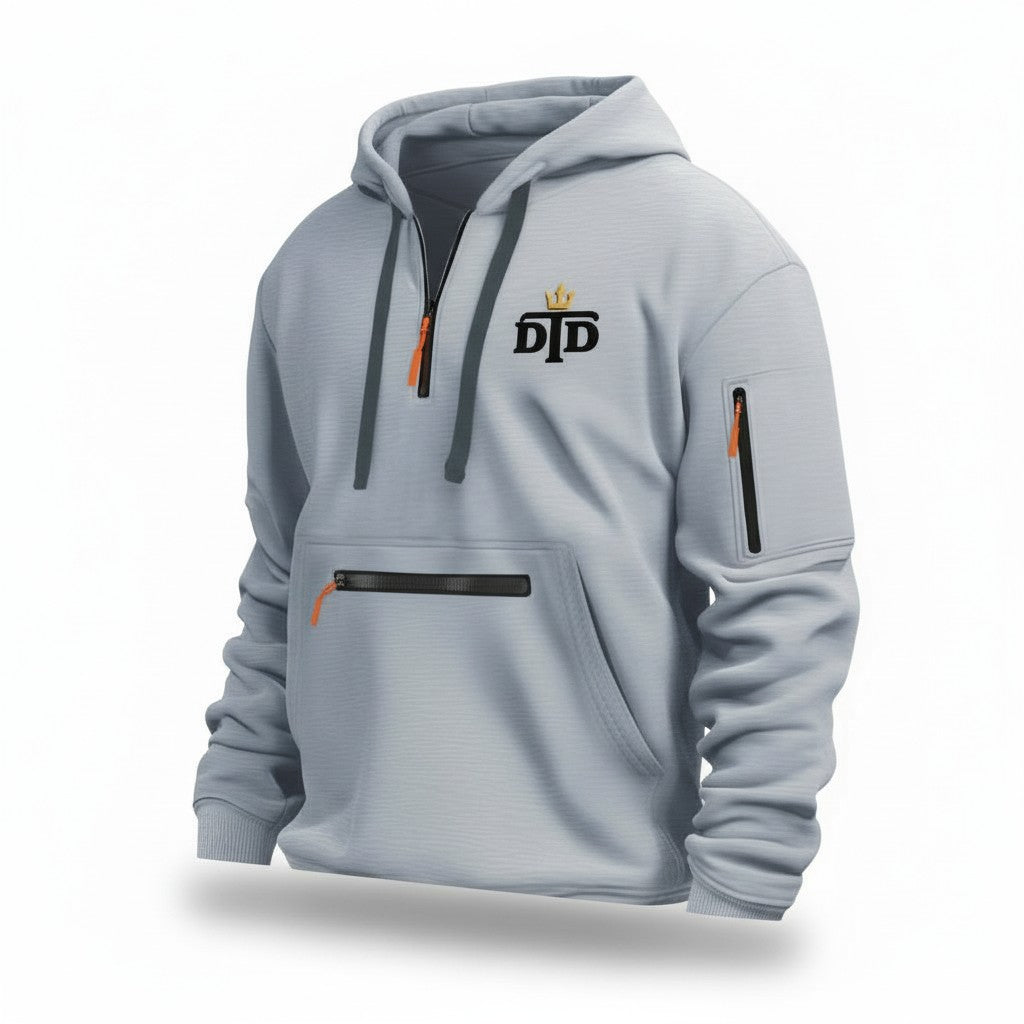 Men's Casual Zip-Up Hoodie