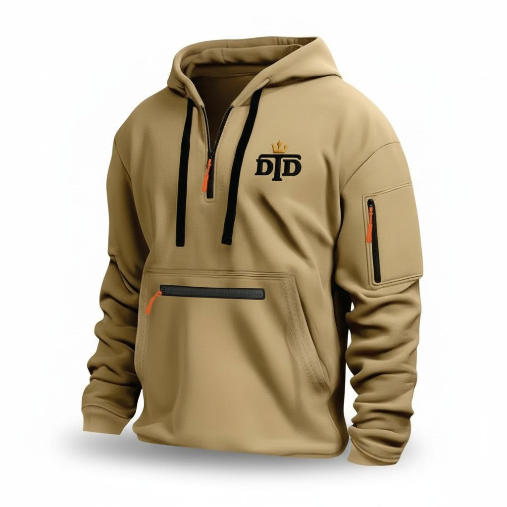 Men's Casual Zip-Up Hoodie