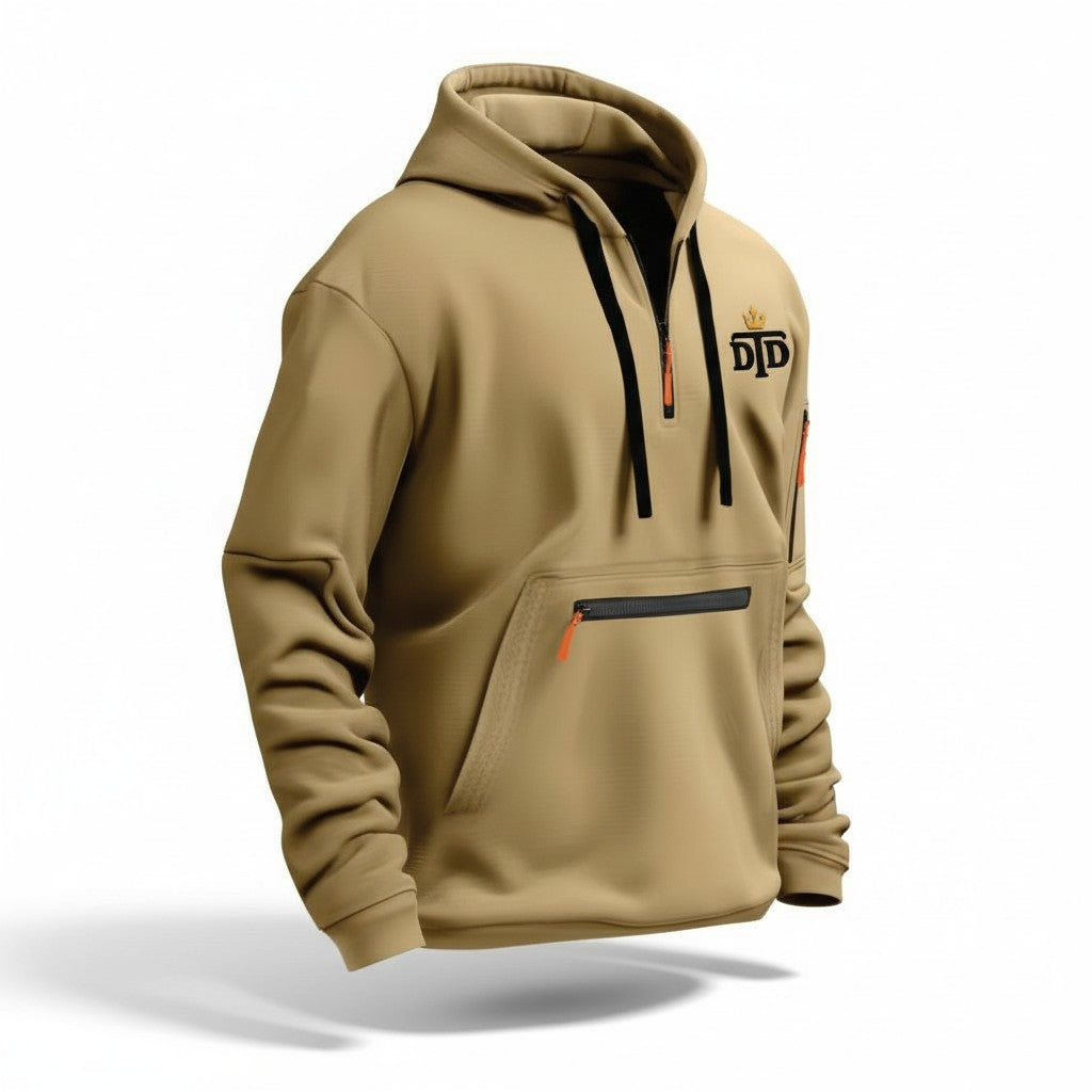 Men's Casual Zip-Up Hoodie
