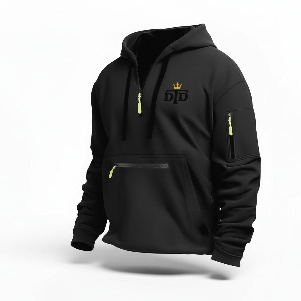 Men's Casual Zip-Up Hoodie