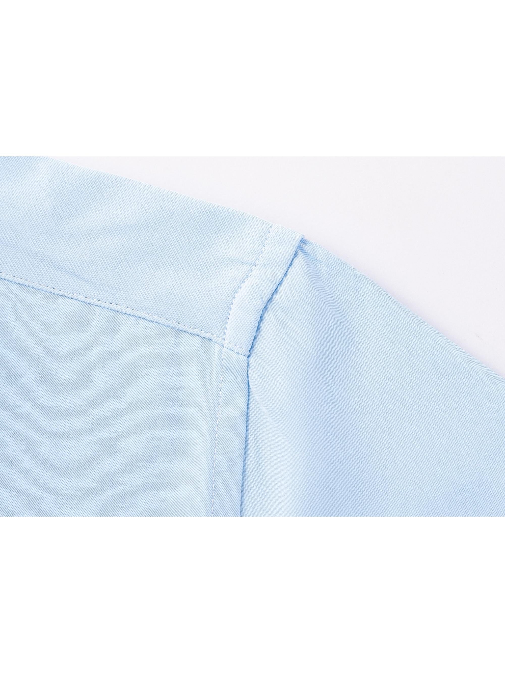 Men'S Stylish Three-Piece Outfit Featuring Solid Color Long-Sleeve Shirts Made from Lightweight Material, Designed for a Regular Fit with Single-Breasted Buttons And a Tie Collar, Ideal for Both Casual And Professional Occasions Throughout The Year