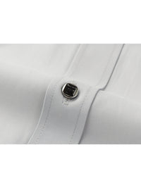 Men'S Stylish Three-Piece Outfit Featuring Solid Color Long-Sleeve Shirts Made from Lightweight Material, Designed for a Regular Fit with Single-Breasted Buttons And a Tie Collar, Ideal for Both Casual And Professional Occasions Throughout The Year