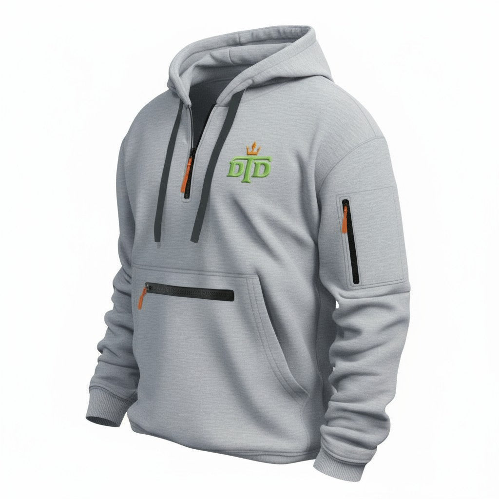 Men's Casual Zip-Up Hoodie
