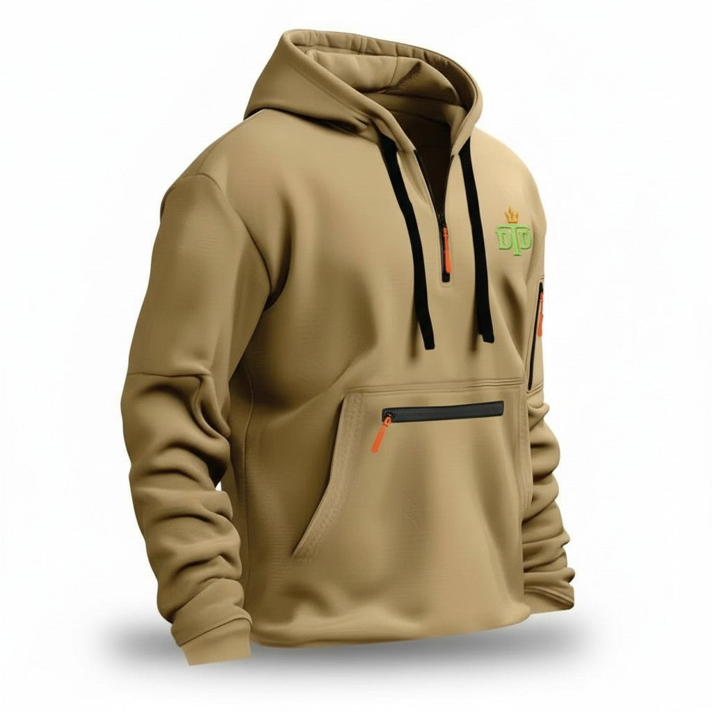 Men's Casual Zip-Up Hoodie