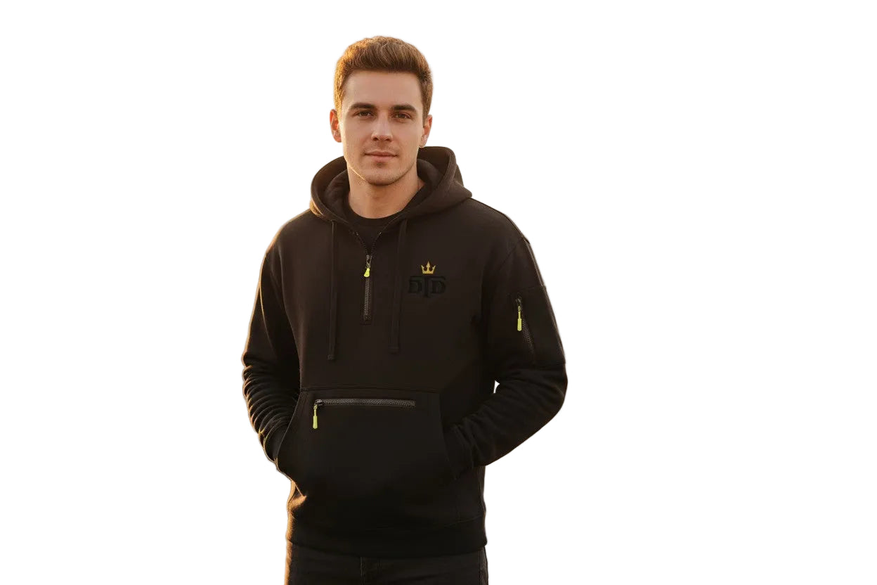 Men's Casual Zip-Up Hoodie