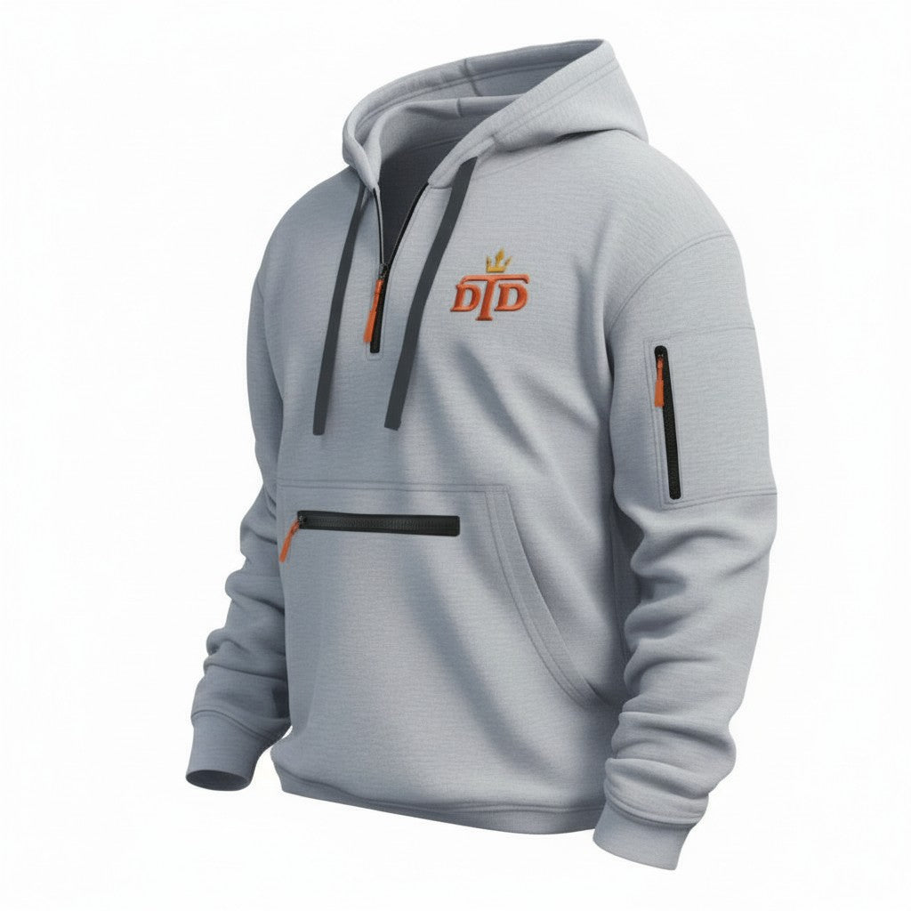 Men's Casual Zip-Up Hoodie