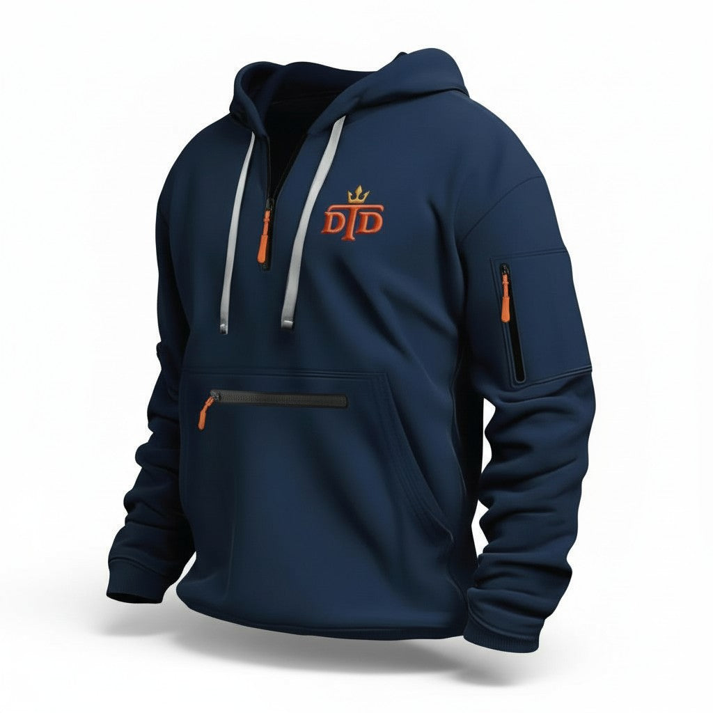 Men's Casual Zip-Up Hoodie