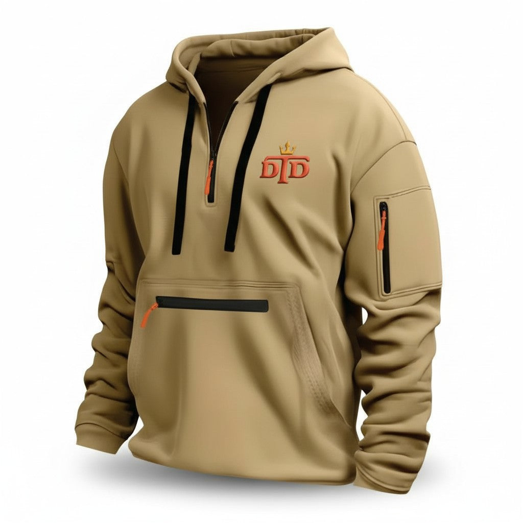 Men's Casual Zip-Up Hoodie