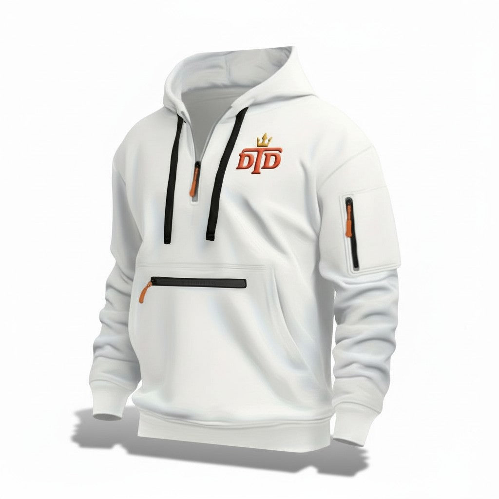 Men's Casual Zip-Up Hoodie