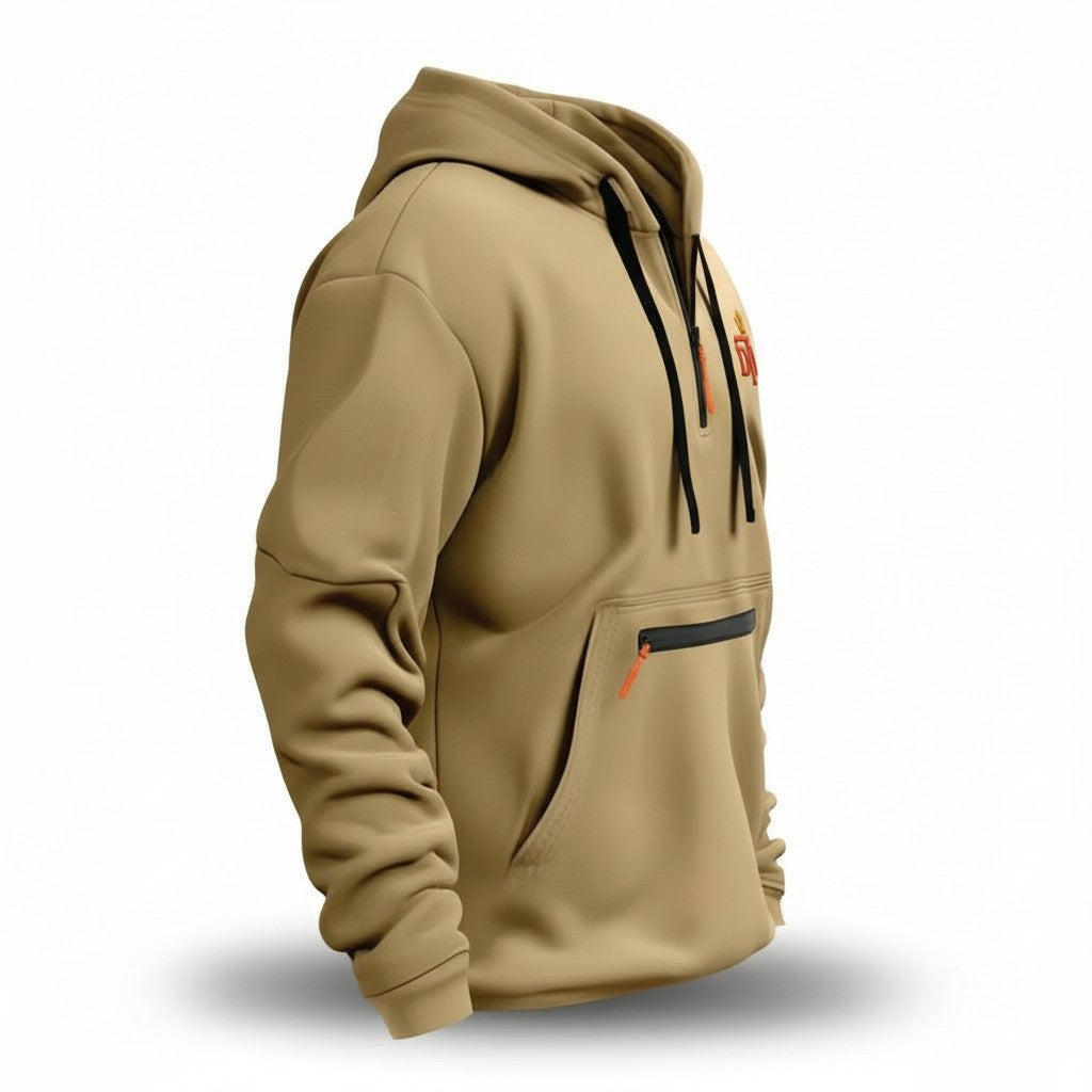 Men's Casual Zip-Up Hoodie