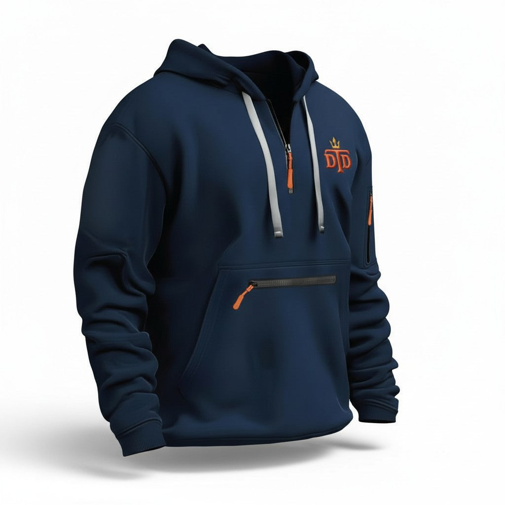 Men's Casual Zip-Up Hoodie