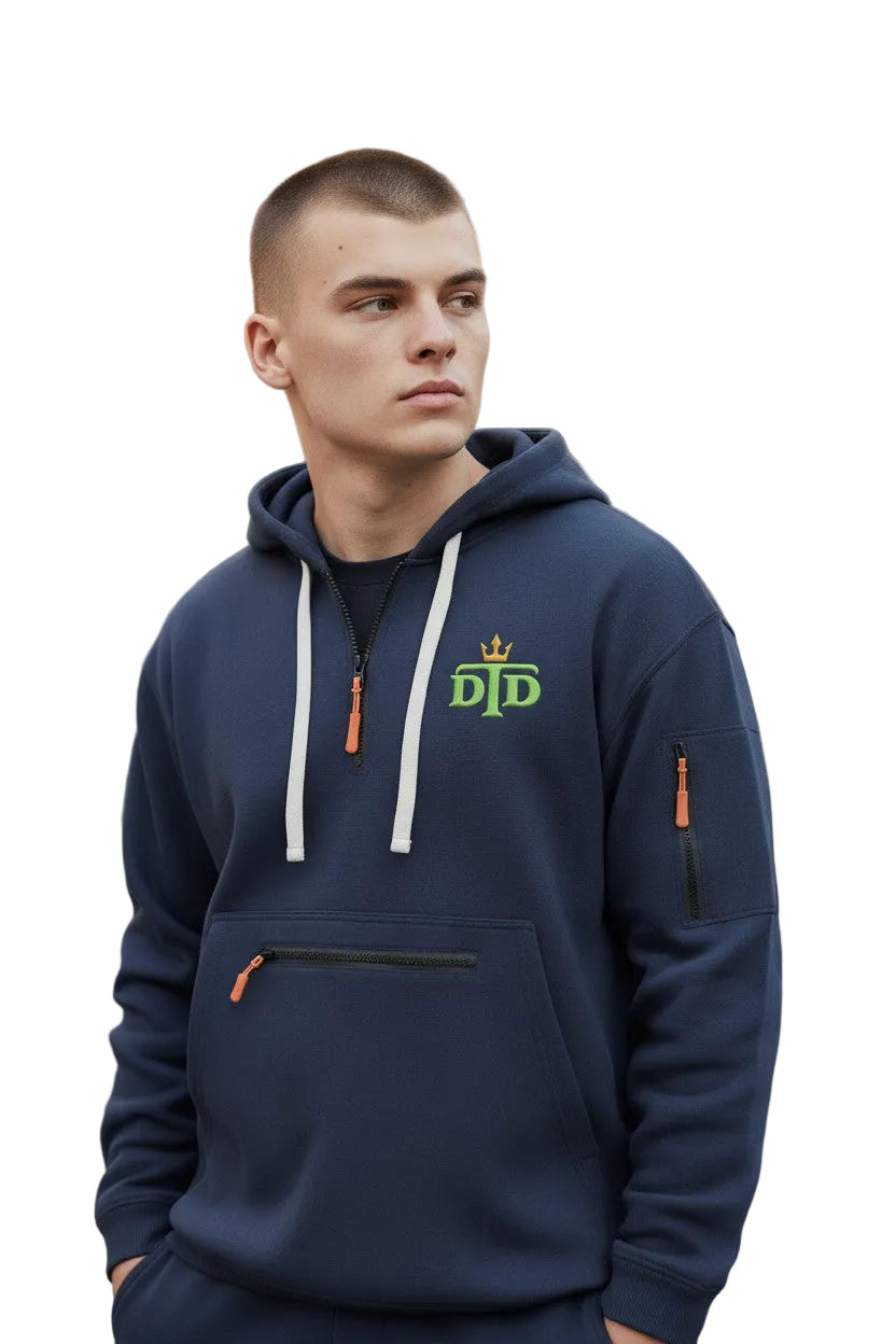 Men's Casual Zip-Up Hoodie