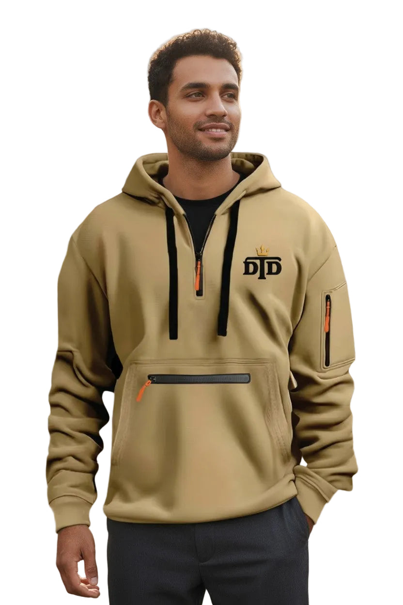 Men's Casual Zip-Up Hoodie