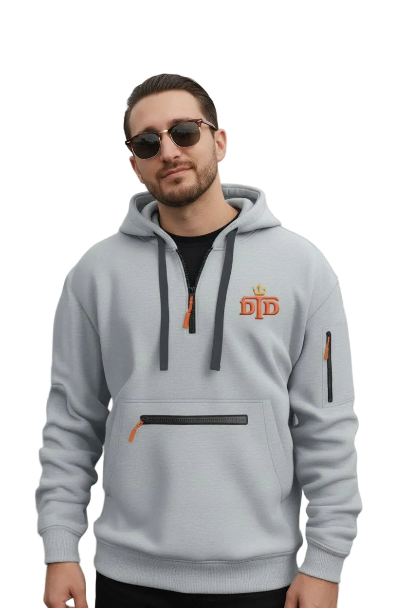 Men's Casual Zip-Up Hoodie