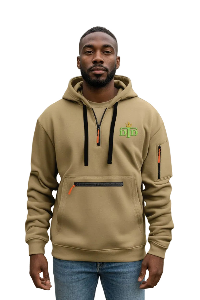 Men's Casual Zip-Up Hoodie