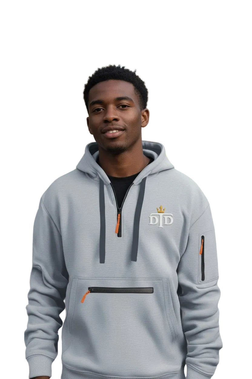 Men's Casual Zip-Up Hoodie