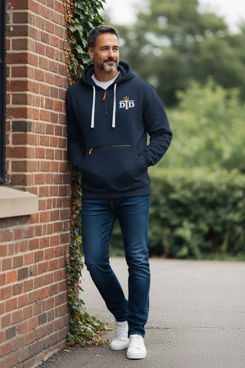Men's Casual Zip-Up Hoodie
