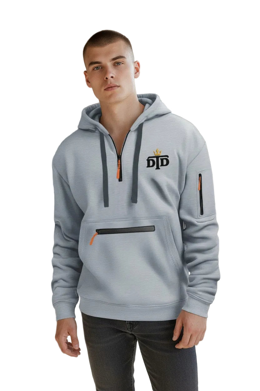 Men's Casual Zip-Up Hoodie