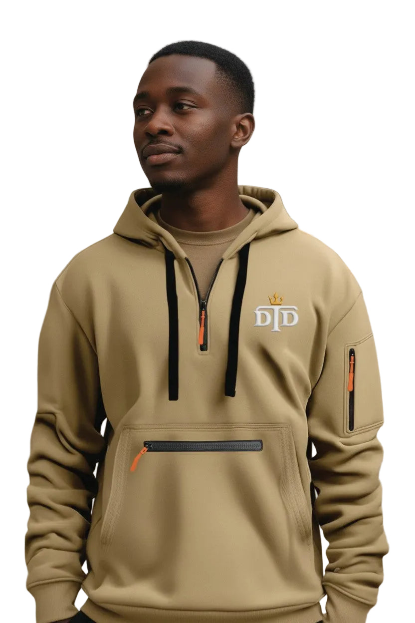 Men's Casual Zip-Up Hoodie