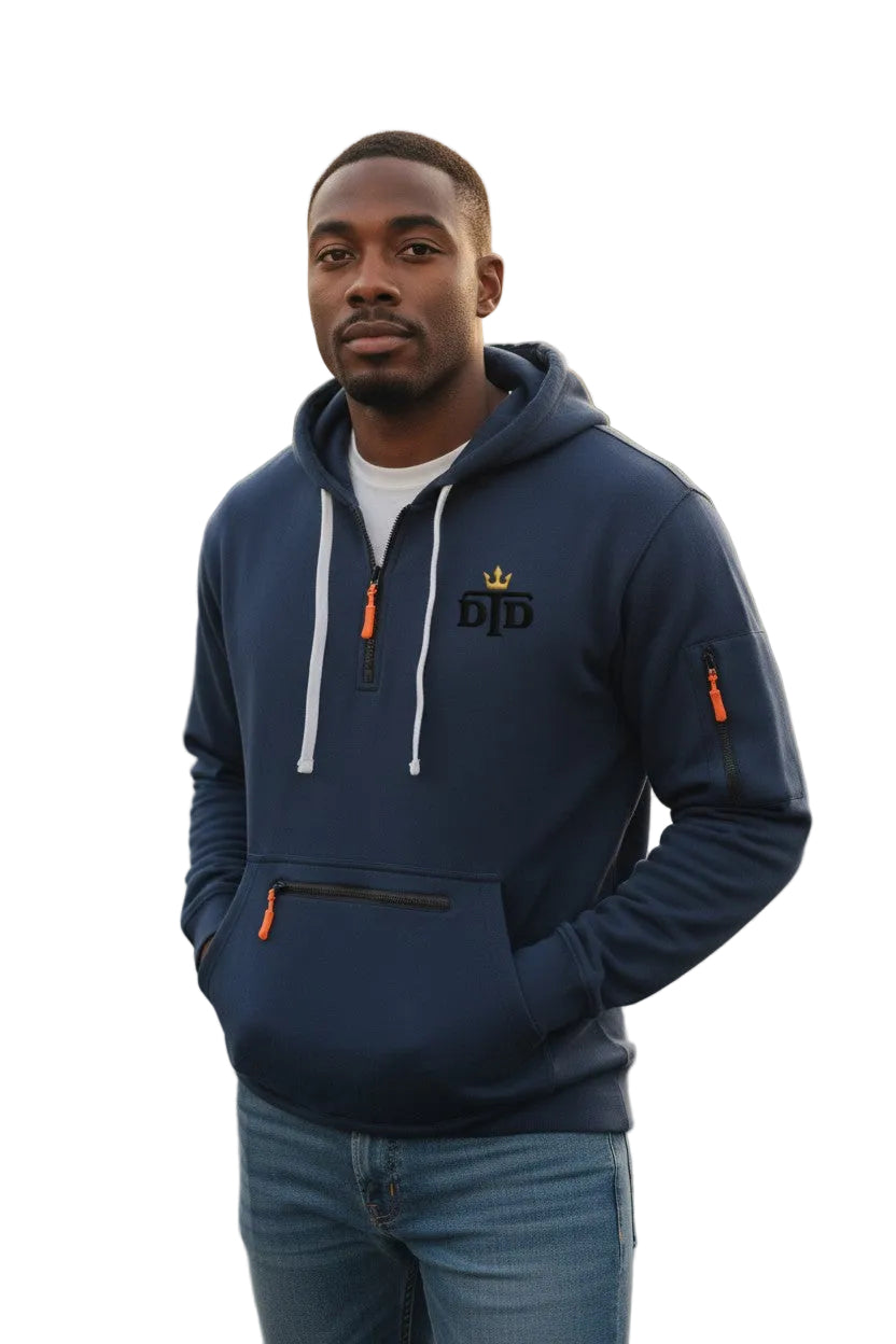 Men's Casual Zip-Up Hoodie