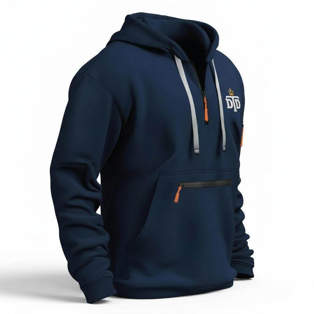 Men's Casual Zip-Up Hoodie