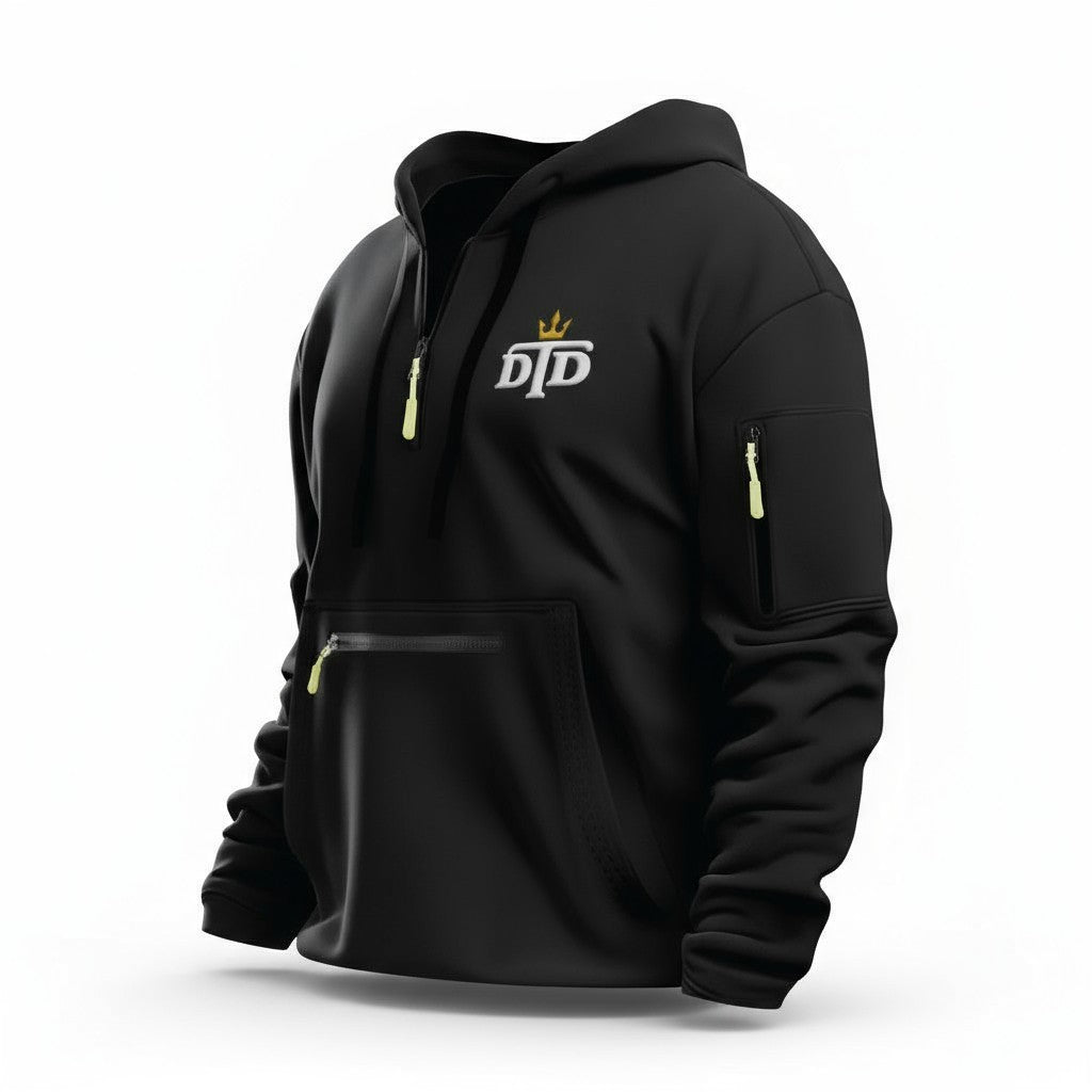 Men's Casual Zip-Up Hoodie