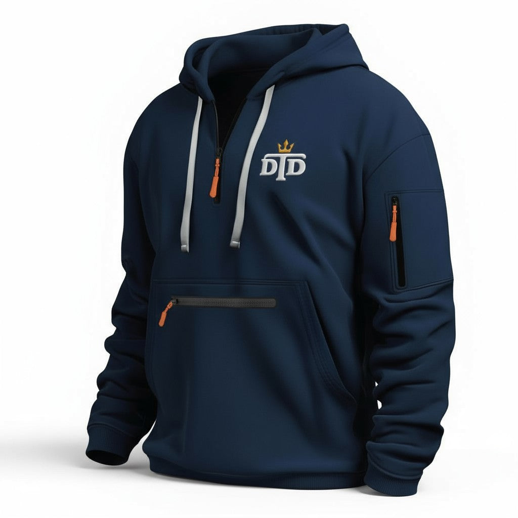 Men's Casual Zip-Up Hoodie